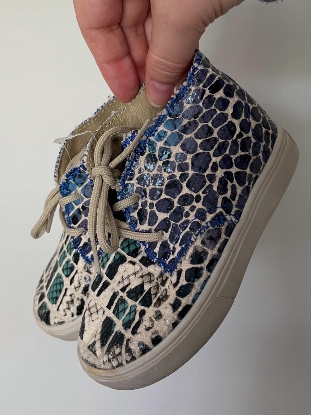 Cutest AKID Kids Toddler Animal print High Top Shoes / Boots 7C